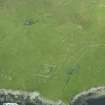 Oblique aerial view of Framgord Chapel, Unst, looking WSW.