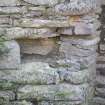 Tafts, Quendal, niche in SW gable (stone missing).