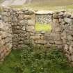 Blackhouse J, St Kilda, view of inserted N window.