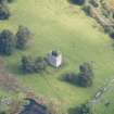 Oblique aerial view of Barr Castle, looking E.