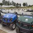Ryder Cup official golf buggies.