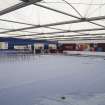 Ryder Cup tented village. Food hall under construction.