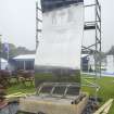 Ryder Cup tented village. Fountain under construction.