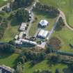 Oblique aerial view of The PGA Golf Course Spectator Village, looking SE.