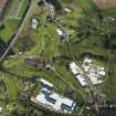 Oblique aerial view of the 2014 Ryder Cup PGA Centenary Golf Course, looking S.