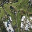 Oblique aerial view of the 2014 Ryder Cup PGA Centenary Golf Course, looking SSE.