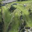 Oblique aerial view of the 14th and 15th fairways of the 2014 Ryder Cup PGA Centenary Golf Course, looking SSE.