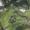 Oblique aerial view of the 11th fairway and 16th green of the 2014 Ryder Cup PGA Centenary Golf Course, looking NW.