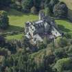 Oblique aerial view of Craigallian Country House, looking SW.