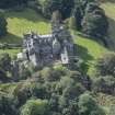 Oblique aerial view of Craigallian Country House, looking SSW.