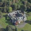 Oblique aerial view of Craigallian Country House, looking NE.