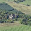 Oblique aerial view of Lennox Castle, looking WNW.
