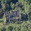 Oblique aerial view of Lennox Castle, looking WSW.