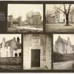 Craigmyle House, Torphins for R. P. Robertson Esq. of Glasgow.  
Five views of house exterior, gate lodge exterior and front door.