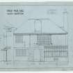 S.elevation: section AB on plans.
Mills & Shepherd Dundee 1926