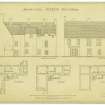 Survey drawings of NE and SE elevations with ground, first and second floor plans.