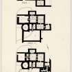 Plan of the large bath-house reconstructed, Mumrills.
