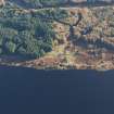 Oblique aerial view of Portmark farmstead and S end of tracked target range, looking ESE.