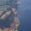 Oblique aerial view of the bridges and part of the tracked target range, looking S.