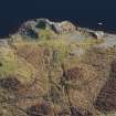 Oblique aerial view of military remains, looking ESE.