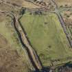 Oblique aerial view of the Bogton airfield, looking NW.