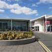 General view of Fountain Park Leisure Centre, 122-130 Dundee Street, Fountainbridge, Edinburgh, from the south-east