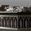 General view of digital reconstruction of the tomb of Robert the Bruce