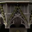 Detail of digital reconstruction of the canopy of the tomb of Robert the Bruce