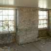 Interior. Detail of ground floor room windows.