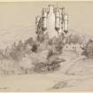 Drawing of Braemar Castle.
