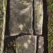 View of Balquhidder no 11 slab with carved groove