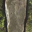 View of Balquhidder no 5 slab with carved cross