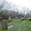 View of graveyard from north east