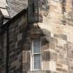 Detail of window at 1-8 Chalmer's Buildings, 88 Fountainbridge, Edinburgh.
