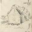 Sketch of Whitsome churchyard.