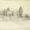 Drawing of Nungate Abbey (St. Martin's).