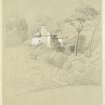 Drawing of Blairlogie Castle.