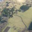 Oblique aerial view of Dunachtonmore clearance cairns and township, looking S.