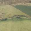 Oblique aerial view of Culantuim Farmstead, looking SW.