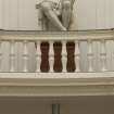 Memorial court, gallery, detail of balustrade