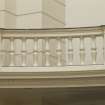 Memorial court, gallery, detail of balustrade