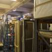 Cowdray Hall, basement, view showing columns and storage bays