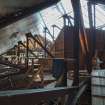 Cowdray Hall, attic, view showing roof structure