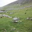 St Kilda, storehouse. View of trackway leading from storehouse.
