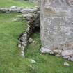 St Kilda, storehouse. View of drain at rear of building.