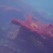 View of hull plating fragments on steamship Emerald Wings