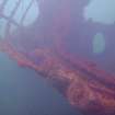 View of bow of steamship Il Senstein