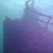 View of bow of steamship Il Senstein