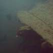 View of wooden deck planking on steamship Minieh