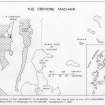 Publication drawings : map of Drimore Machair showing location of A'Cheardach Bheag.